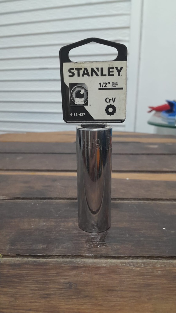 Llave copa 1/2" X 19mm larga