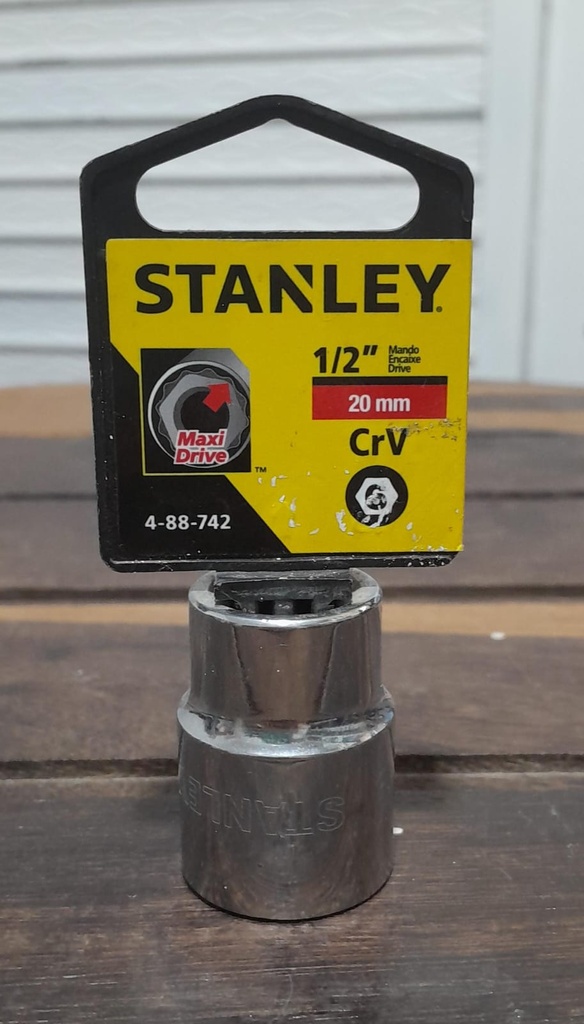 Llave copa cuadrante 1/2"X20mm 6PT