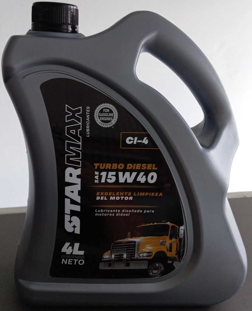 STARMAX TURBO DIESEL SAE 15W40 API CI4 MIN XGALON