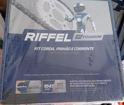 [FRE-001098] KIT ARRASTRE YBR 125-LIBERO 125 RIFFEL